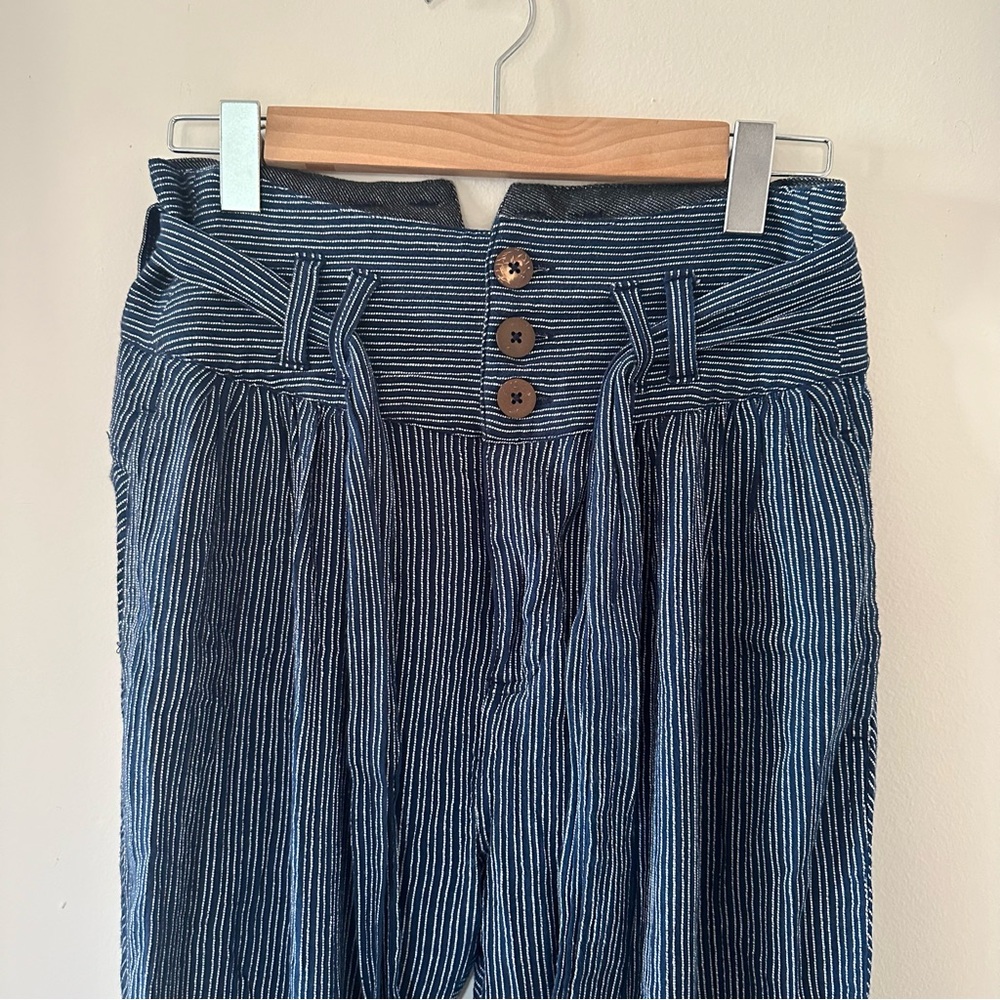FREE PEOPLE Rumors Yarn Dye Harem Pant - Size 0 - Picture 9 of 10
